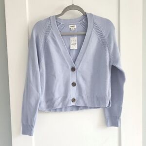 NWT J. Crew Periwinkle V Neck Cardigan Size Small